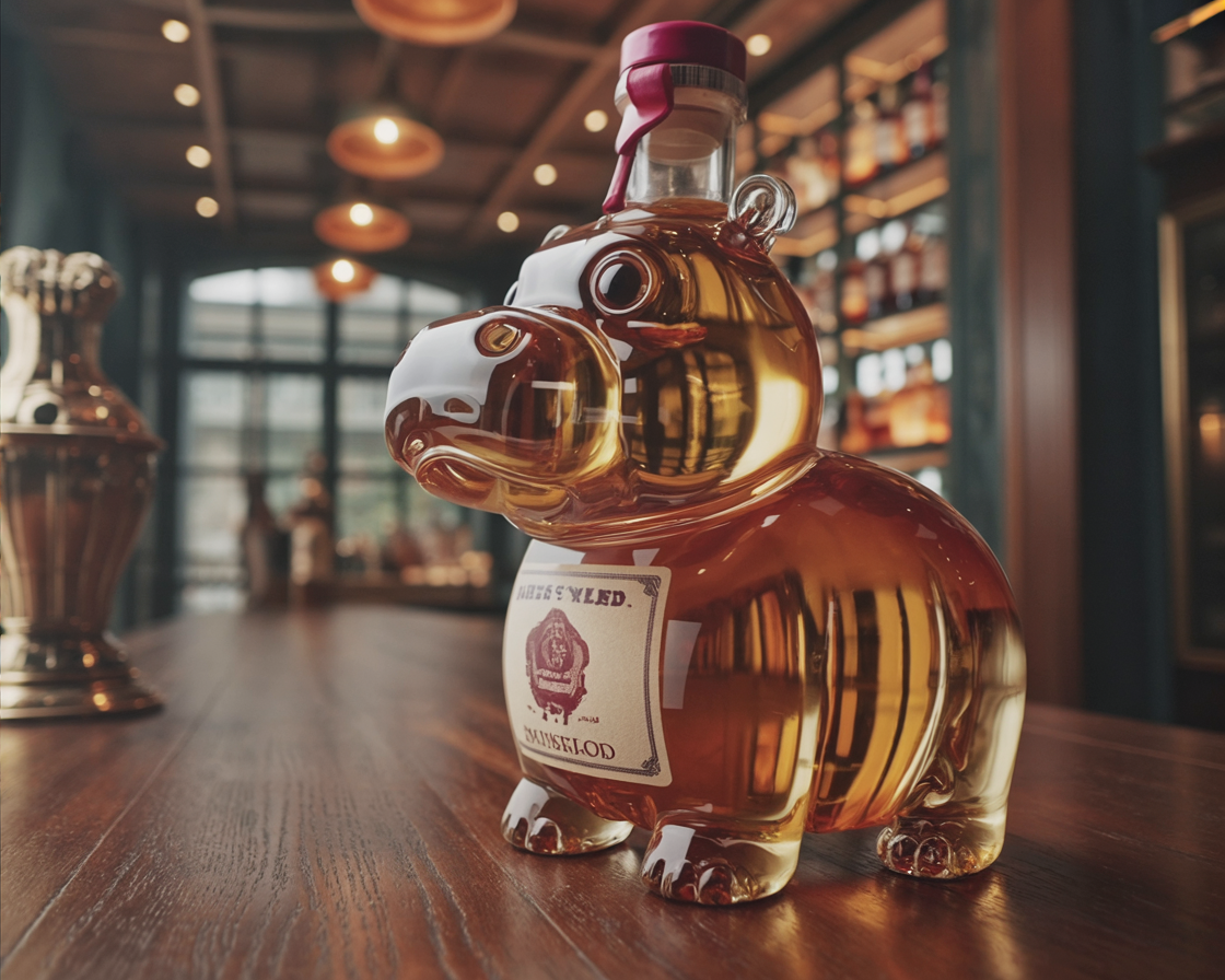 Hippo Edition Whiskey Bottle