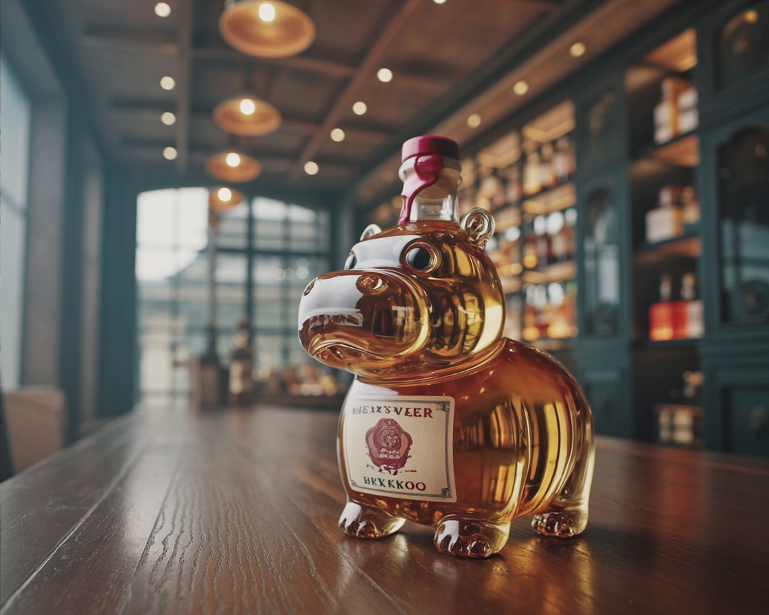 Hippo Edition Whiskey Bottle