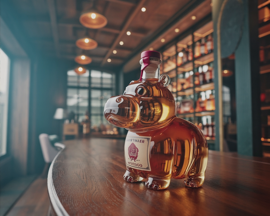 Hippo Edition Whiskey Bottle