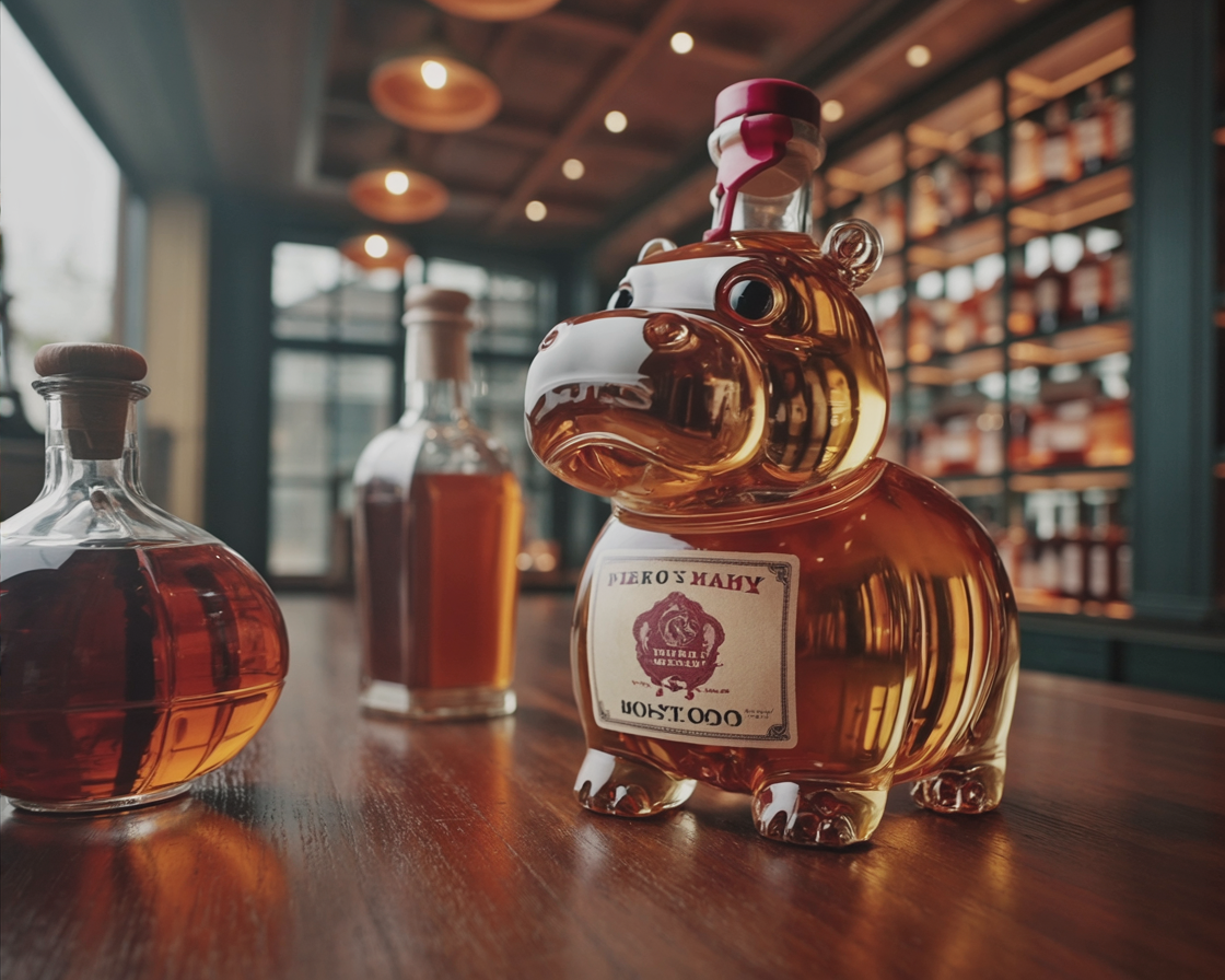 Hippo Edition Whiskey Bottle