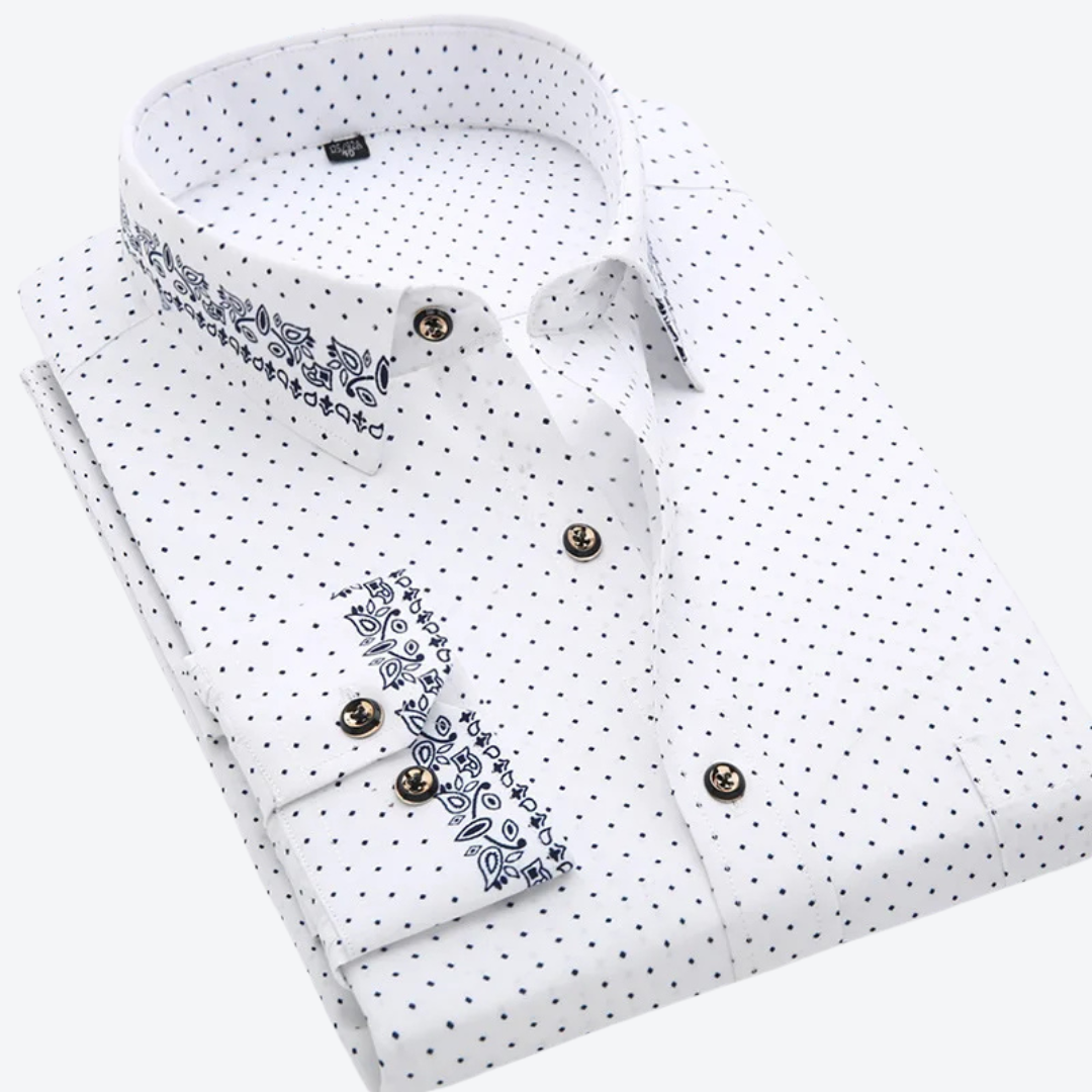 Elijah | Nautical Print Shirt