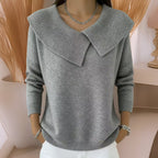 Jennifer™ | Knit Sweater with Soft Collar aud