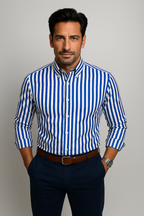 Luca | Summer Shirt with Stripes