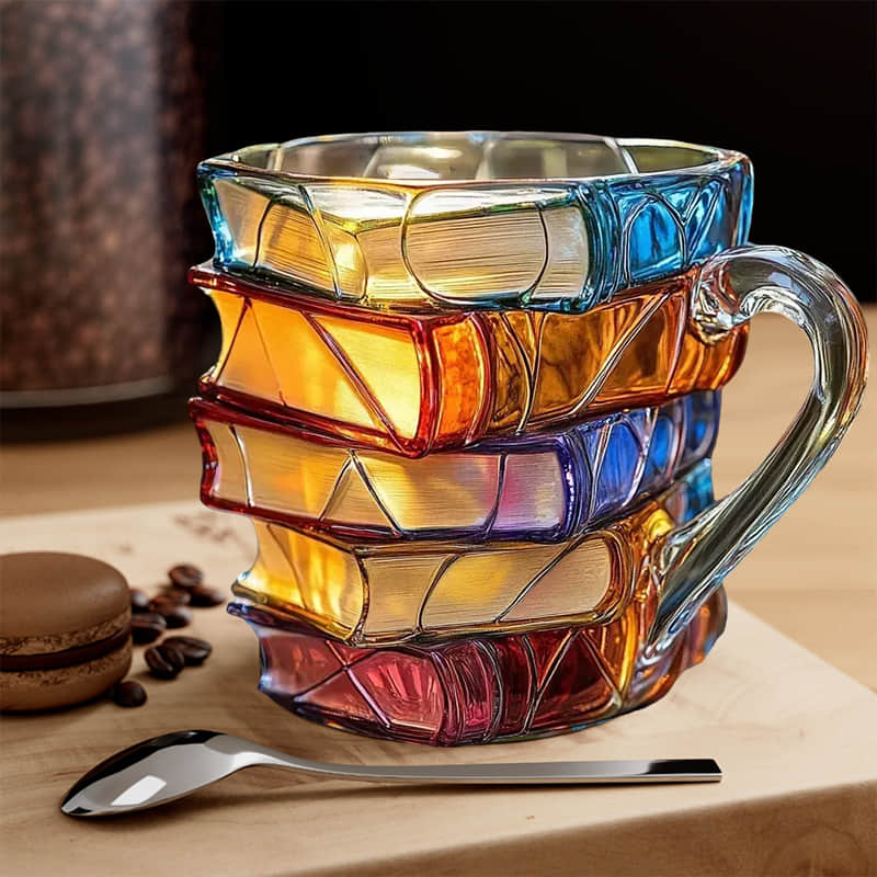 One-of-a-Kind 3D Happiness Mug for Avid Readers