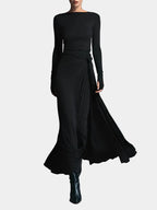 Elora | Draped Maxi Dress