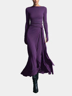 Elora | Draped Maxi Dress