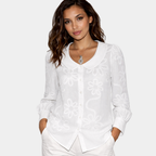 Florence | Women's Vintage Floral Print Shirt