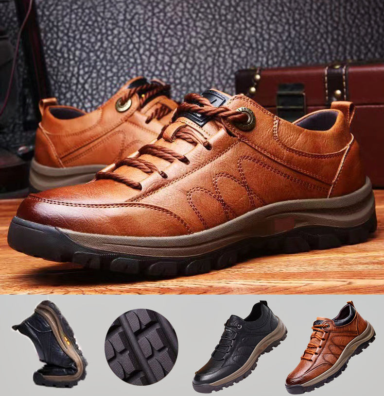 MATT - Zapatos para hombre de cuero hechos a mano ergonómicos