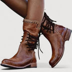 Charlotte | WESTERN LACE-UP BOOTS
