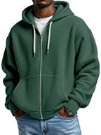 Thomas | Waffle Knit Hooded Jacket