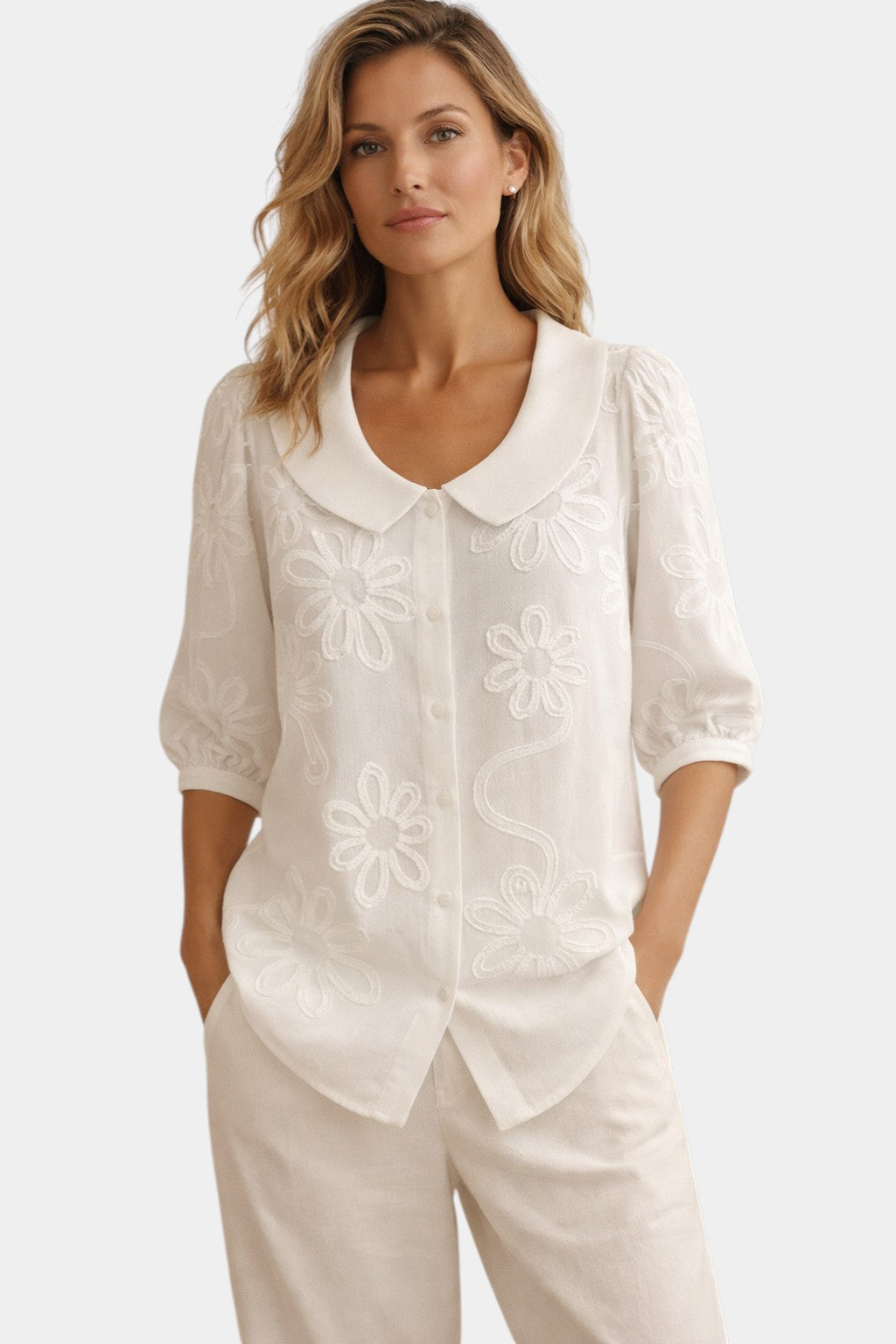 Ava | Embroidered Blouse