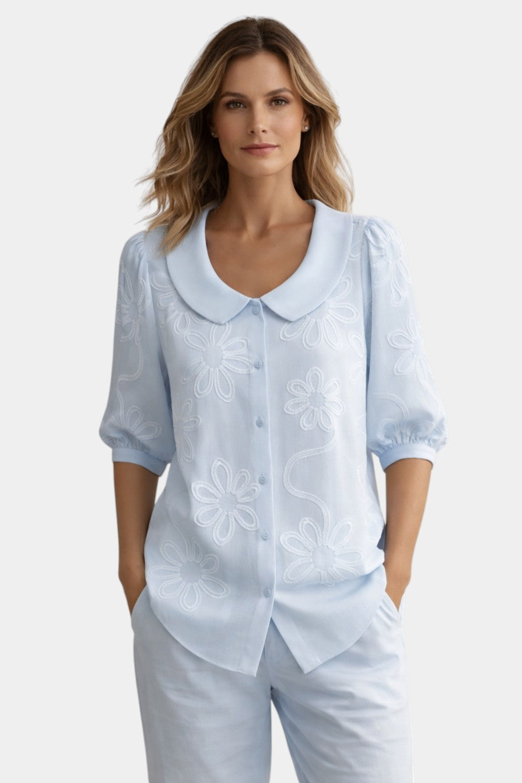 Ava | Embroidered Blouse