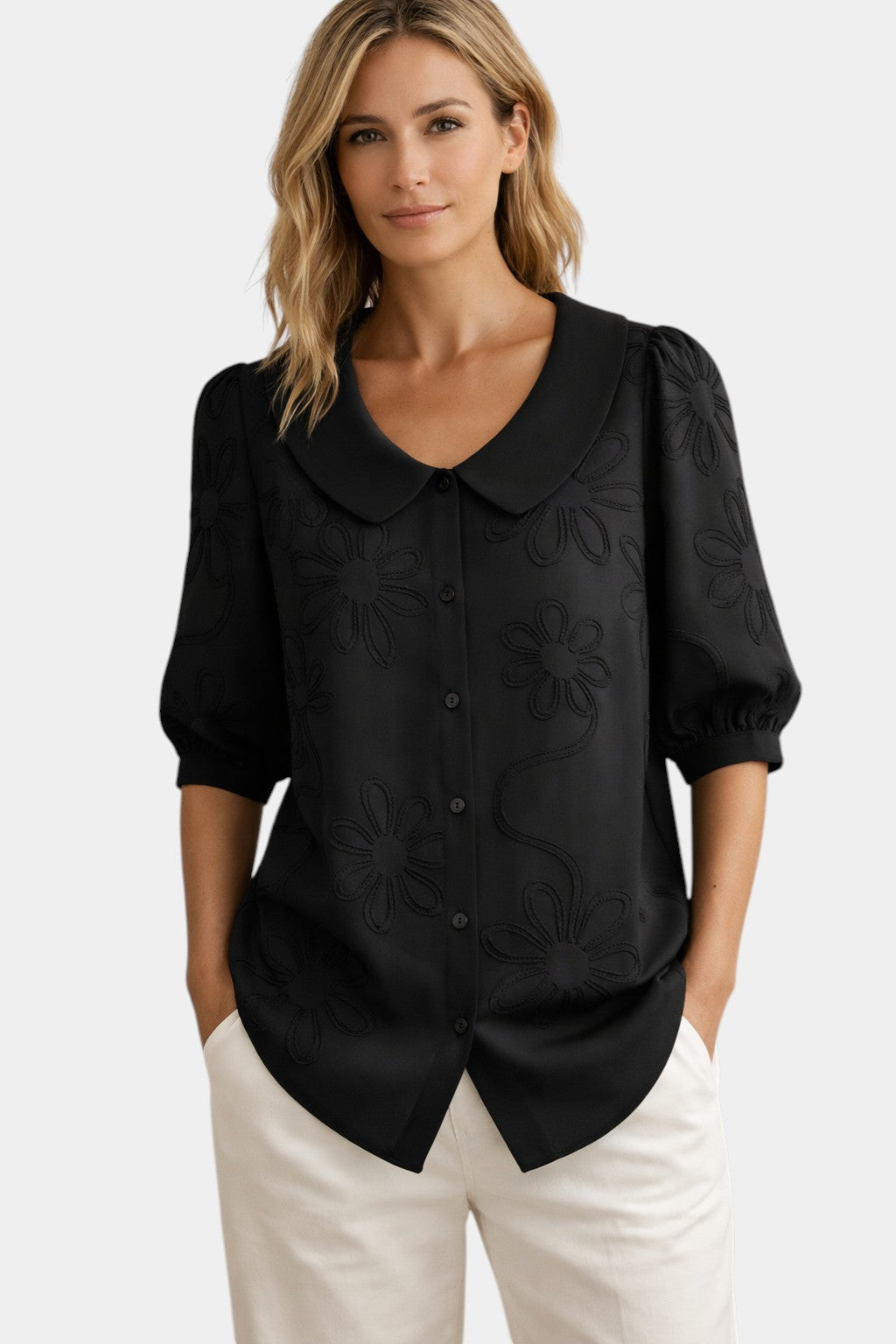Ava | Embroidered Blouse