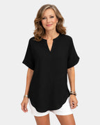 Alice | Light Top with V-Neck