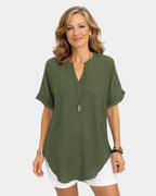 Alice | Light Top with V-Neck