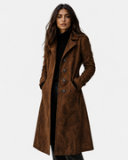Ava | Elegant Suede Trench