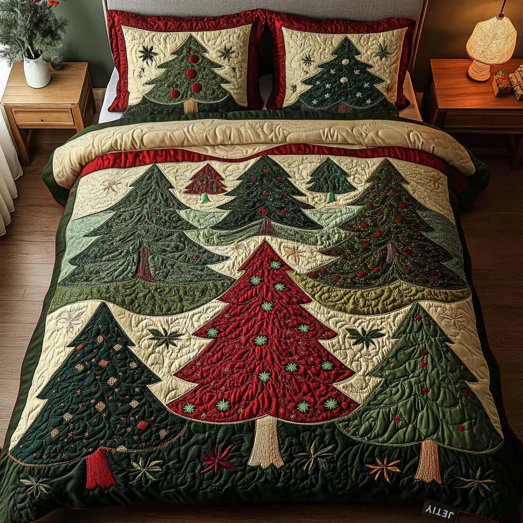 Joyful Forest 3-Piece Quilted Bedding Collection