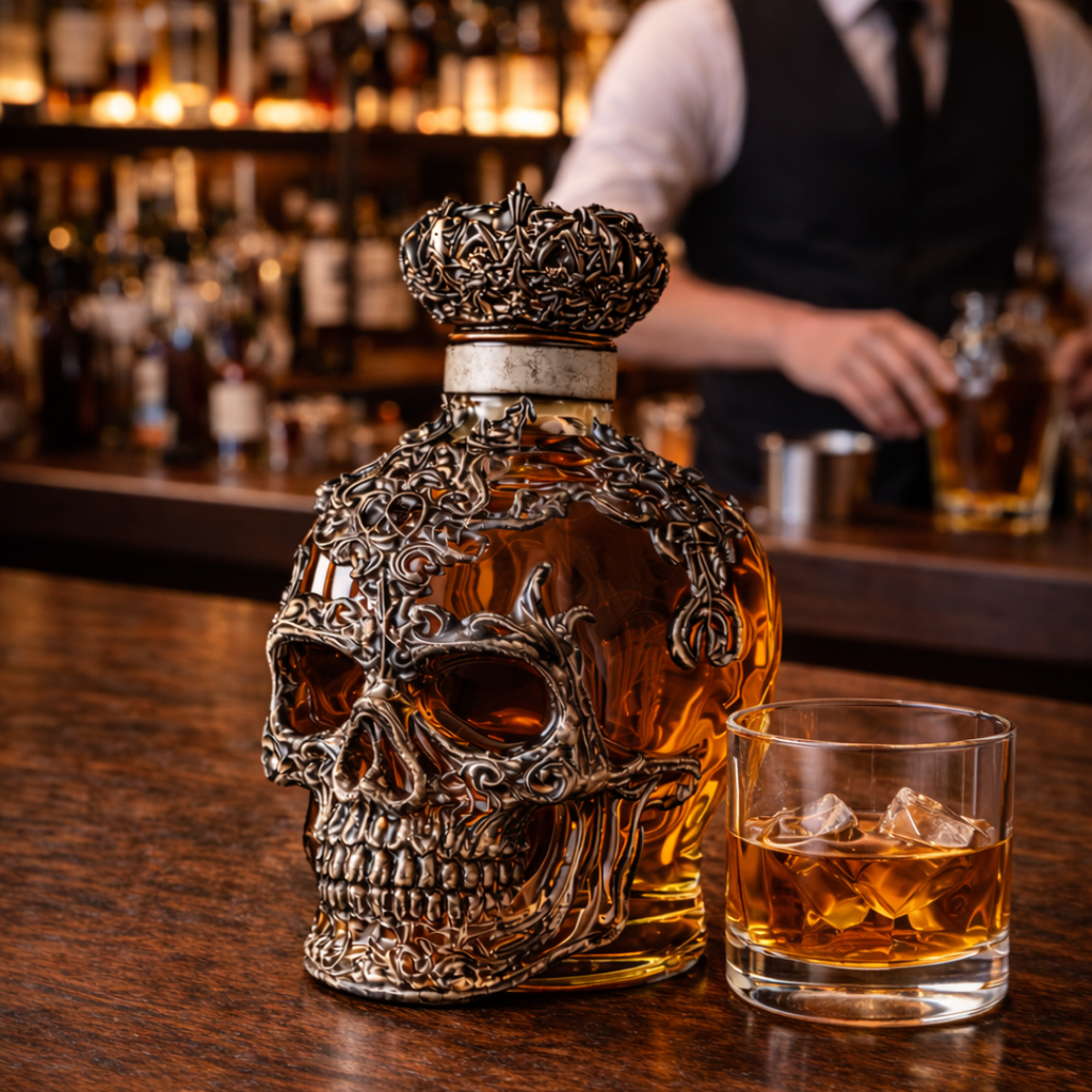 Skull Edition Whiskey Bottle