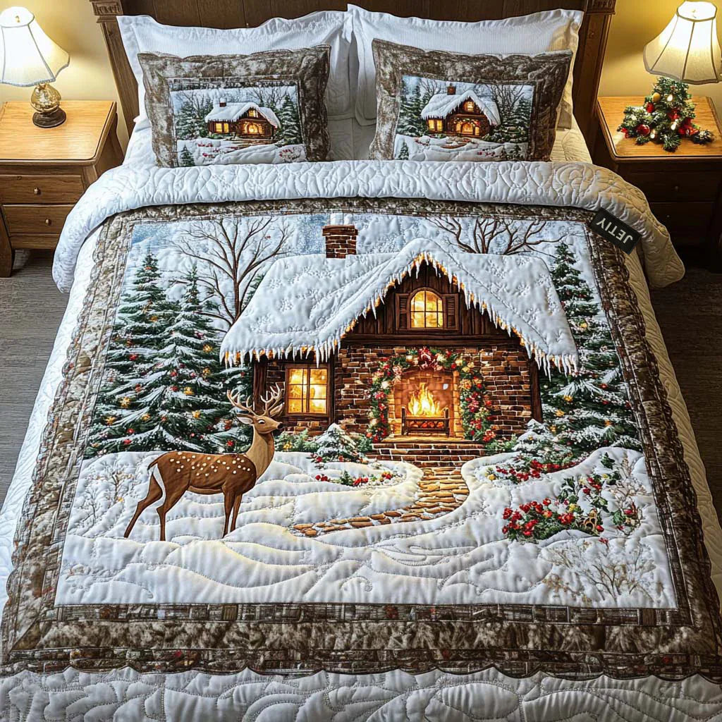 Cozy Cabin 3-Piece Quilted Bedding Collection
