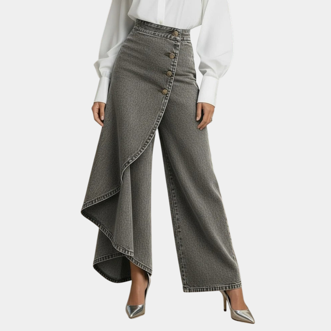 Lucy | High-Waisted Wide-Leg Jeans