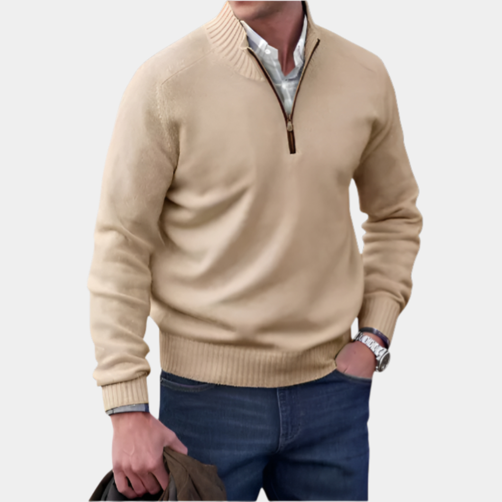 Oliver | Elegant Zip Sweater