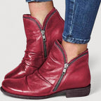 Mia | COMFORT ZIP ANKLE BOOTS