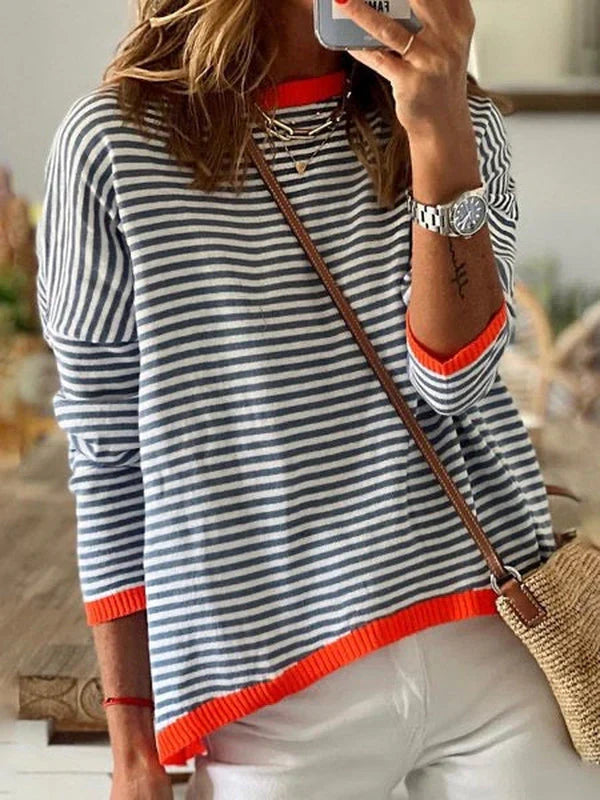 Sophie - Striped Long Sleeve Top aud