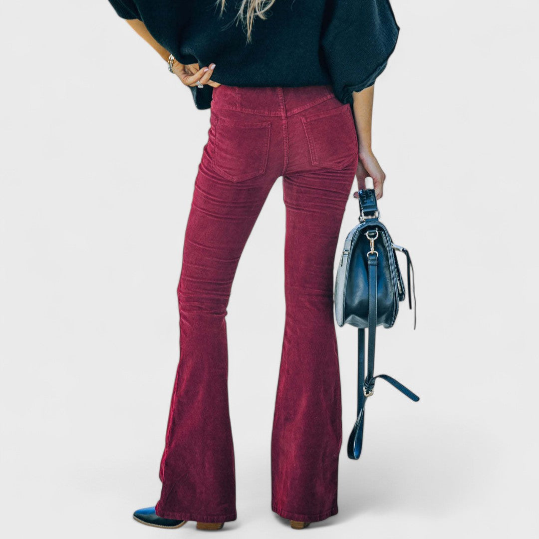 Charlotte | Corduroy Flared Pants