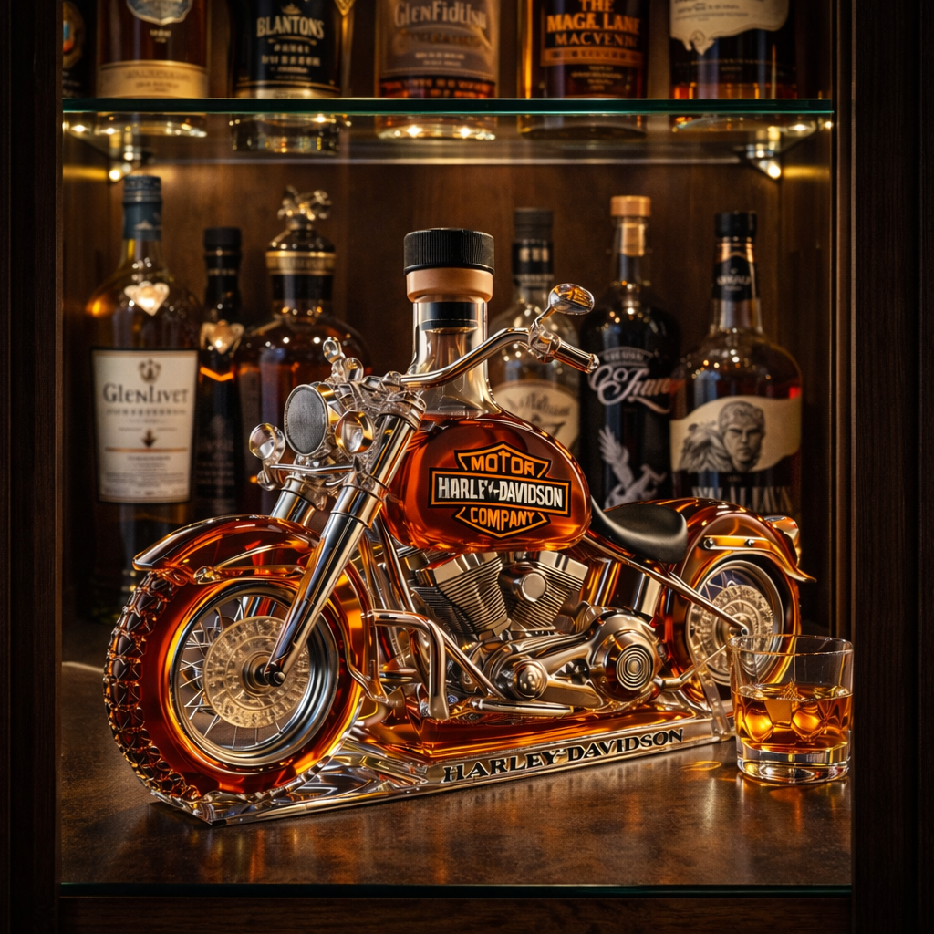 Harley Davidson Limited Edition Whiskey Bottle