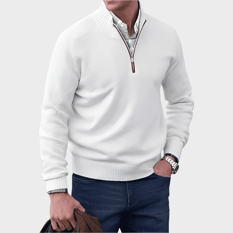 Oliver | Elegant Zip Sweater