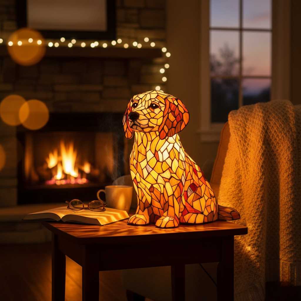 Lily the Golden Retriever Figurine - A Symbol of Spirituality