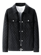 Mason | Checkered Suede Jacket