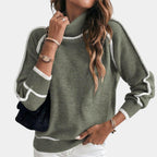 Harper | Elegant High Neck Sweater