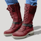 Mila | WINTER LACE-UP BOOTS