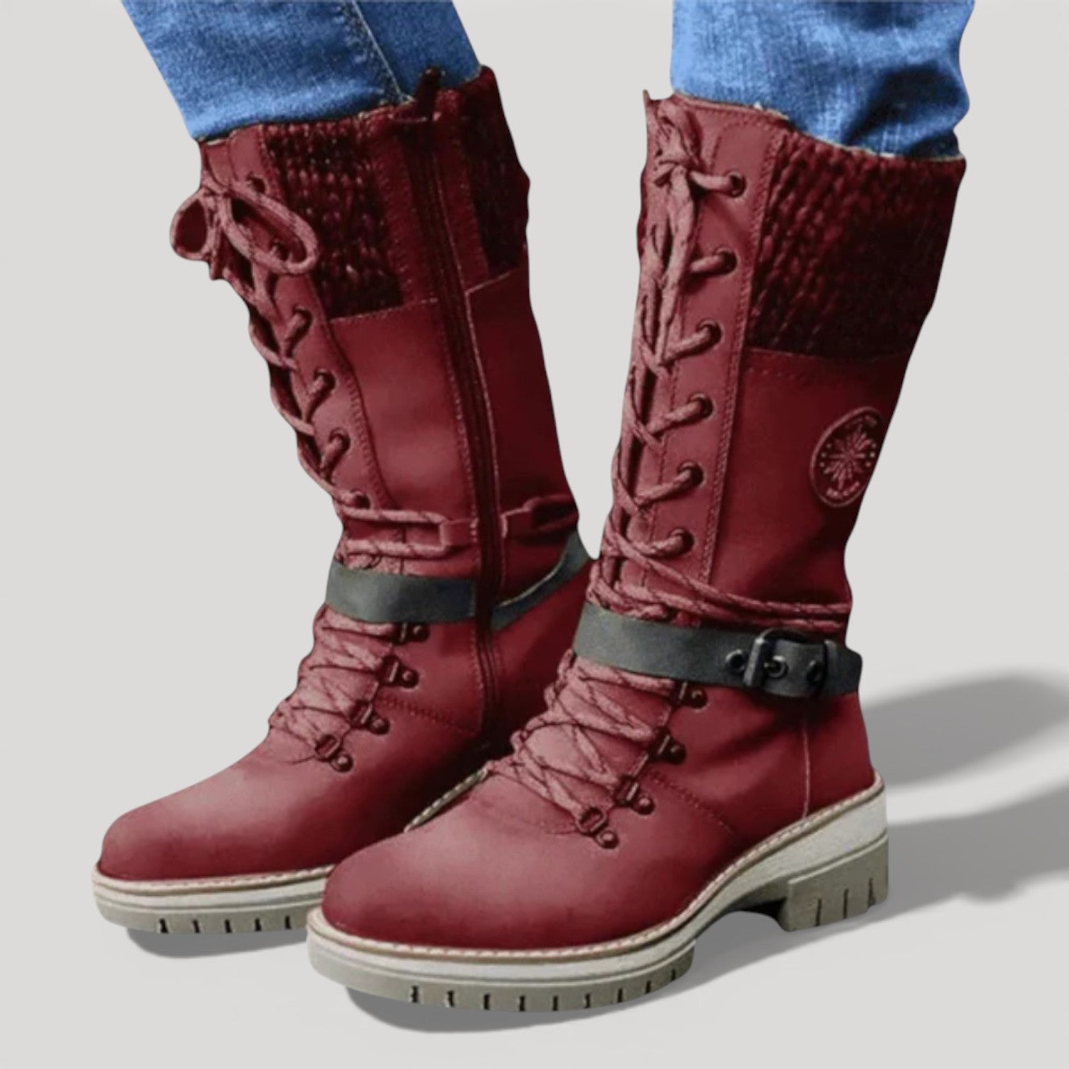 Mila | WINTER LACE-UP BOOTS