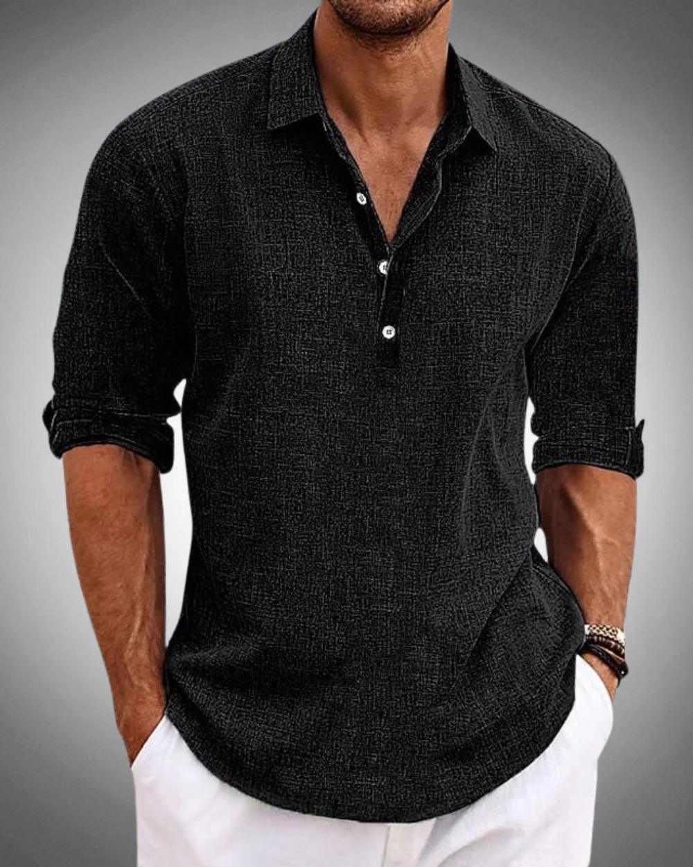 Elijah | Classic Cotton Shirt