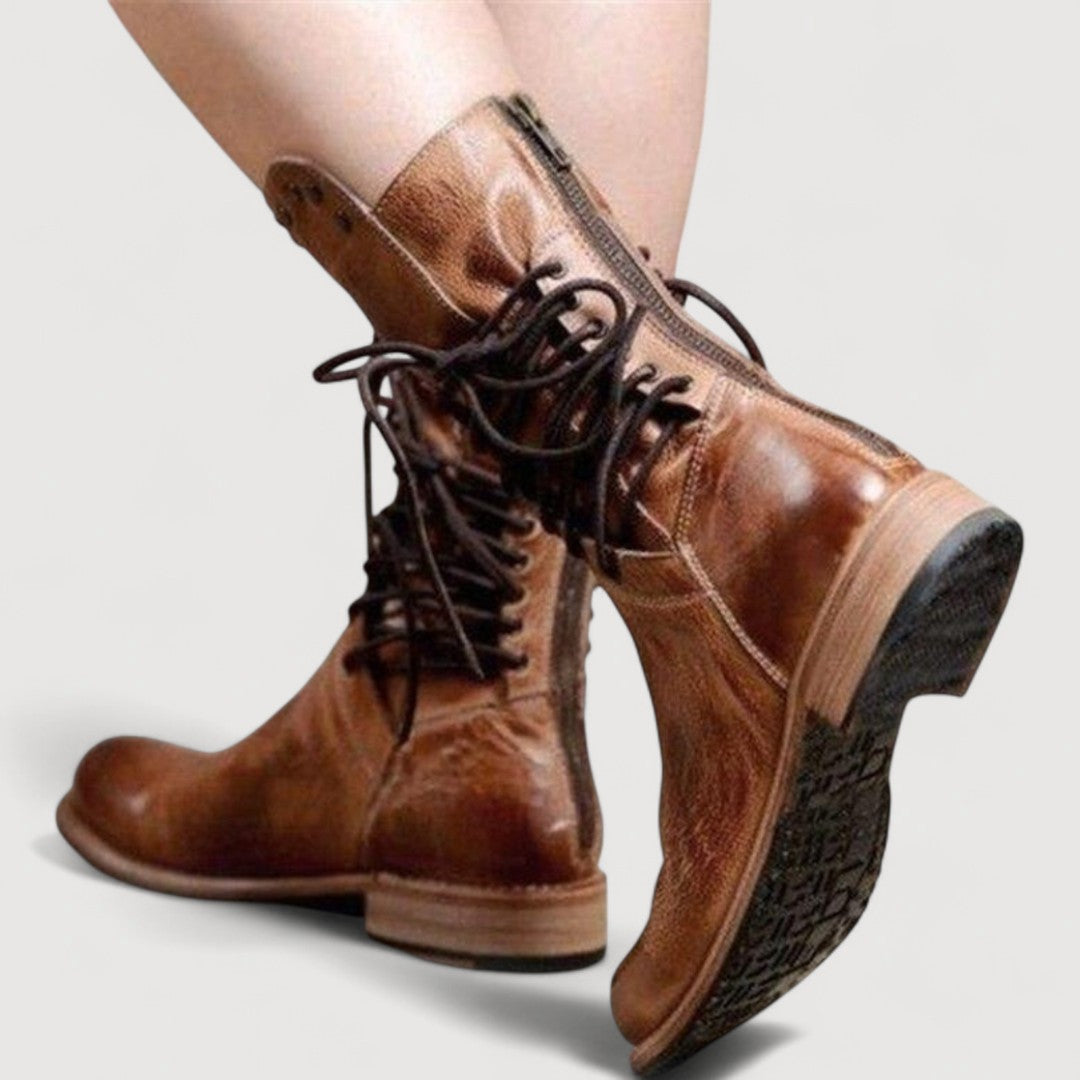 Charlotte | WESTERN LACE-UP BOOTS