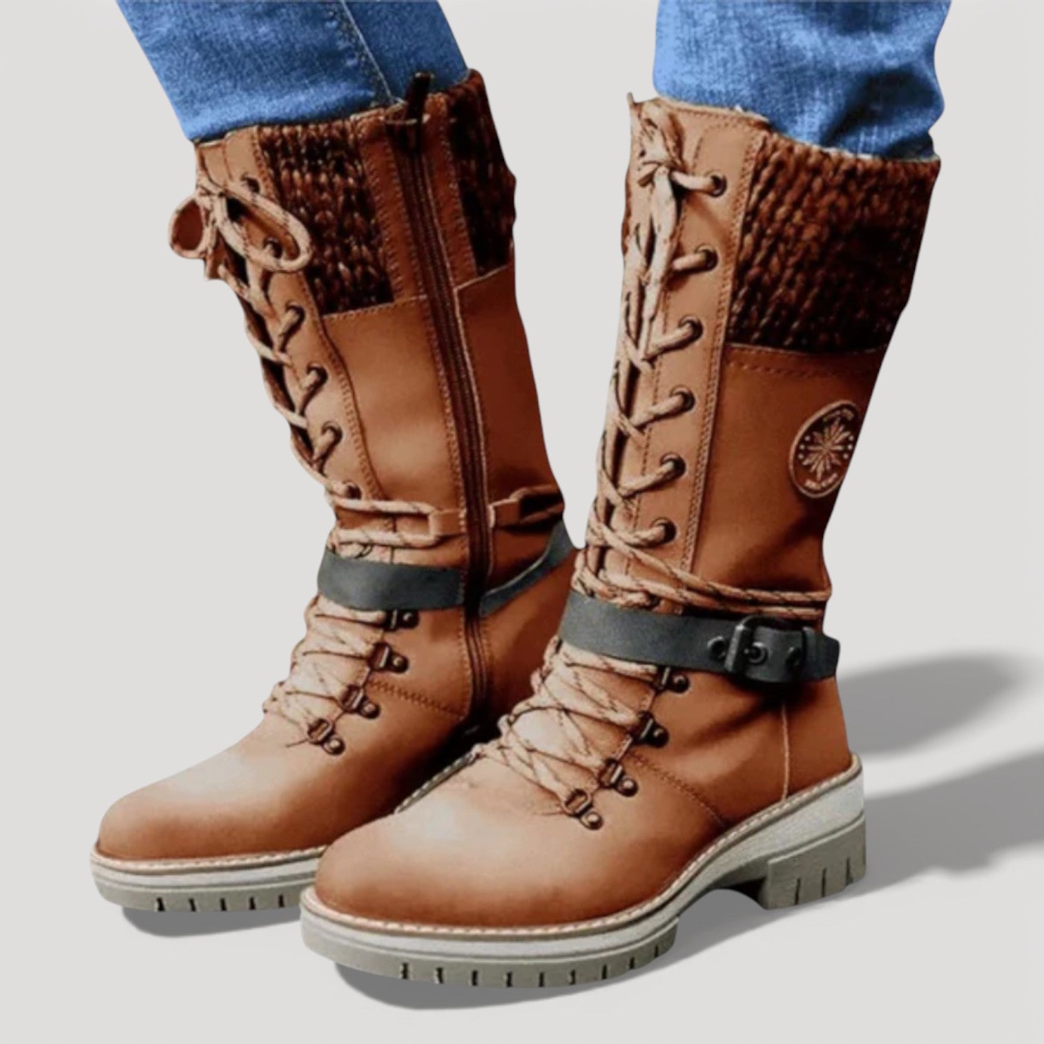 Mila | WINTER LACE-UP BOOTS
