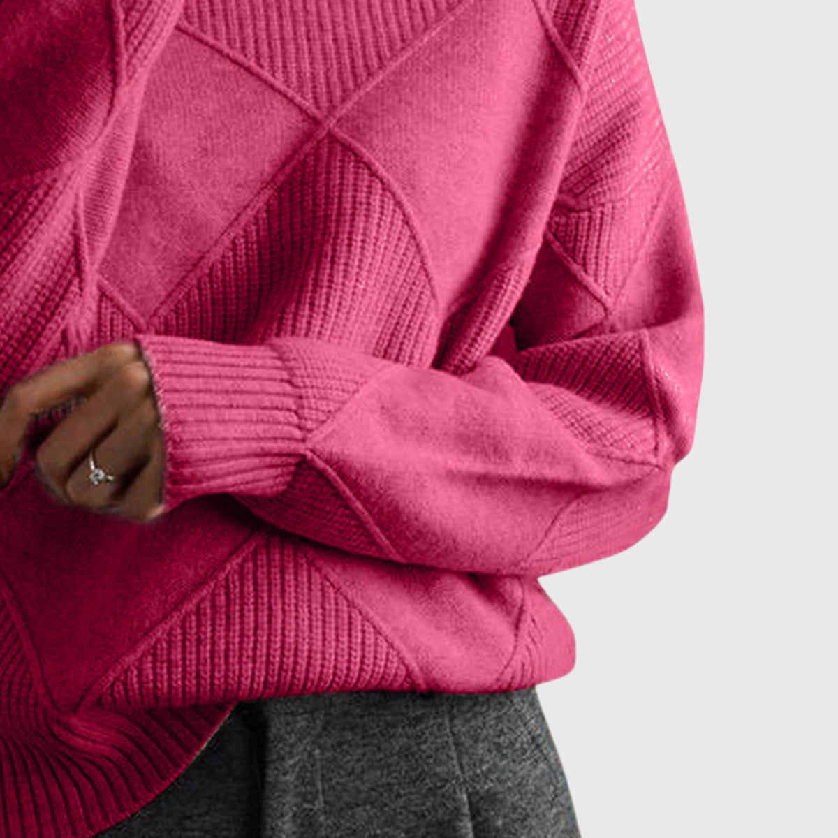 Ruby | High Neck Sweater