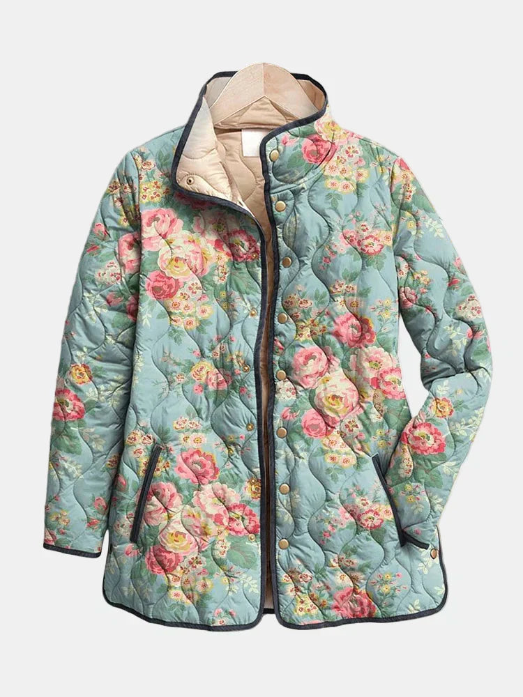 Willow | Veste Matelassée Imprimée Fleurs