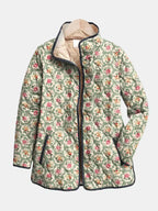 Olivia | Veste matelassée avec imprimé floral vintage