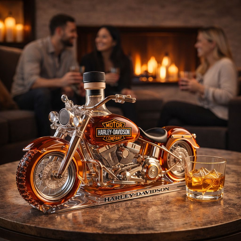 Harley Davidson Limited Edition Whiskey Bottle