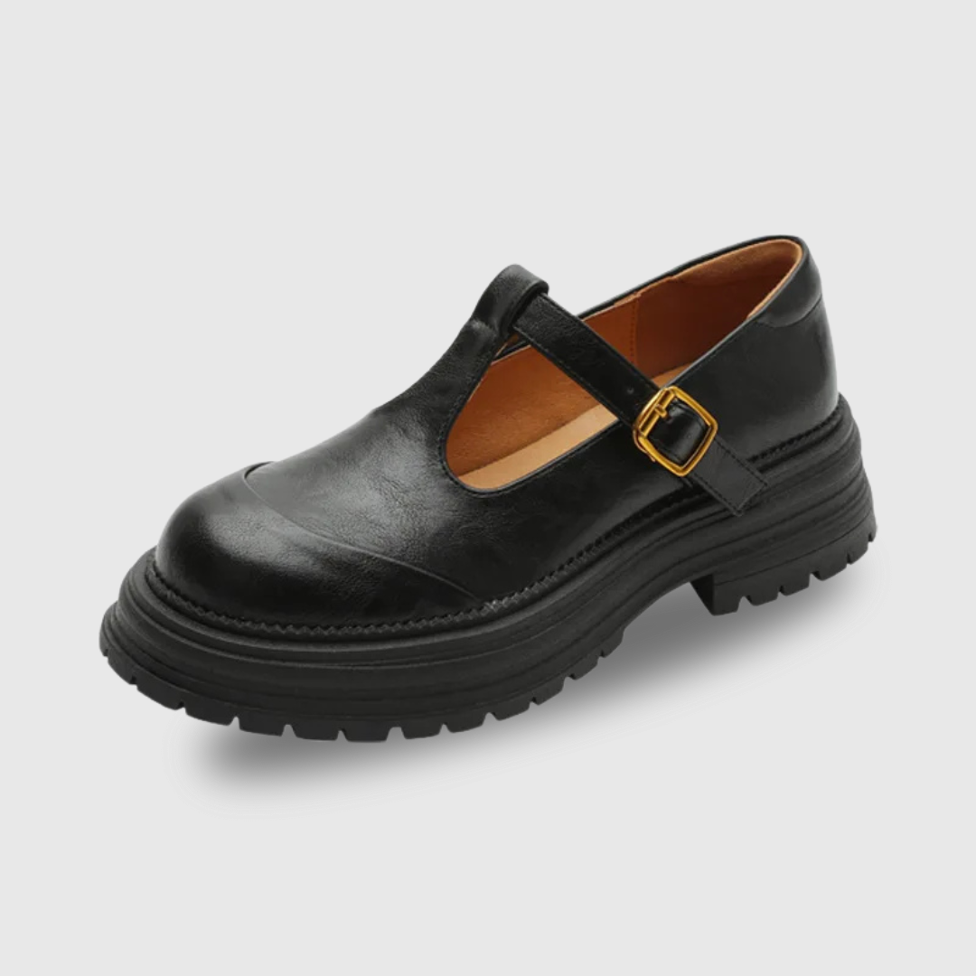 Aria | T-Bar Shoes with Vintage Charm