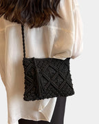 Harper | Woven Effect Crossbody Bag