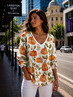 Phoebe | Knit Sweater with V-Neck