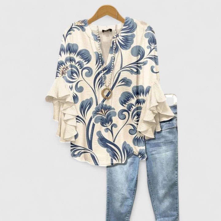 Isabella™ | Ruffle Sleeve Blouse canada
