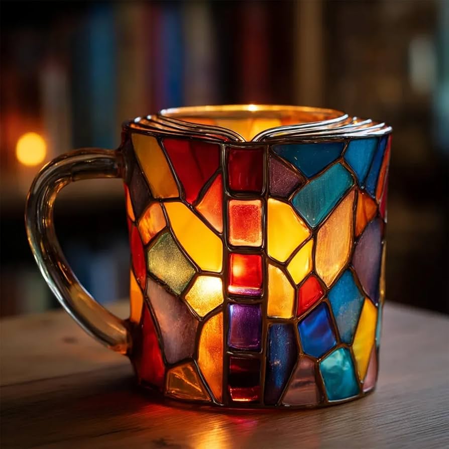 3D Aurora-Themed Book Mug