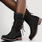 Charlotte | WESTERN LACE-UP BOOTS