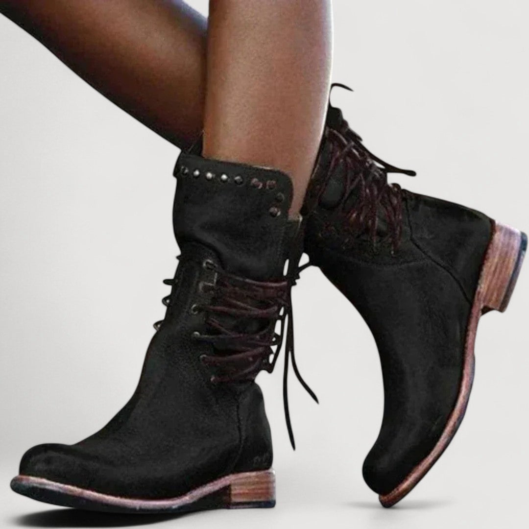 Charlotte | WESTERN LACE-UP BOOTS