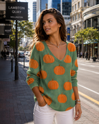 Aurora | Knit Sweater with V-Neck